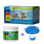 SANIFORT Mini Set – Комби таблетки за басейни с плаващ диспенсер