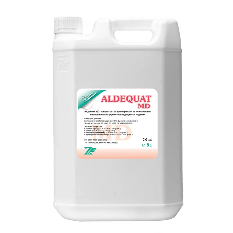 ALDEQUAT MD – концентриран препарат за дезинфекция на неинвазивни медицински инструменти