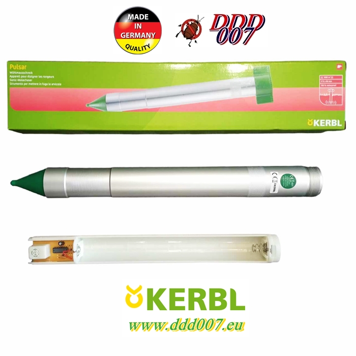 Защита от къртици, сляпо куче и полски мишки - Kerbl Vole Repellent Pulsar
