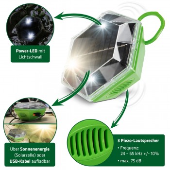 Gardigo Solar Bird Repeller 360° уред за прогонване на птици 